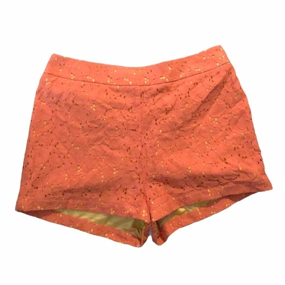 Forever 21 Orange lace shorts - Picture 1 of 3